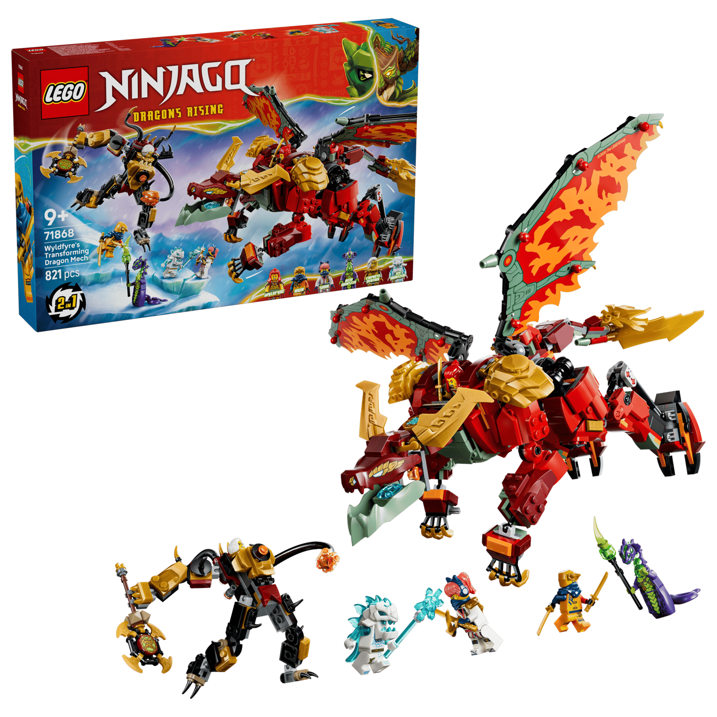 #71868 Wyldfyre’s Transforming Dragon Mech