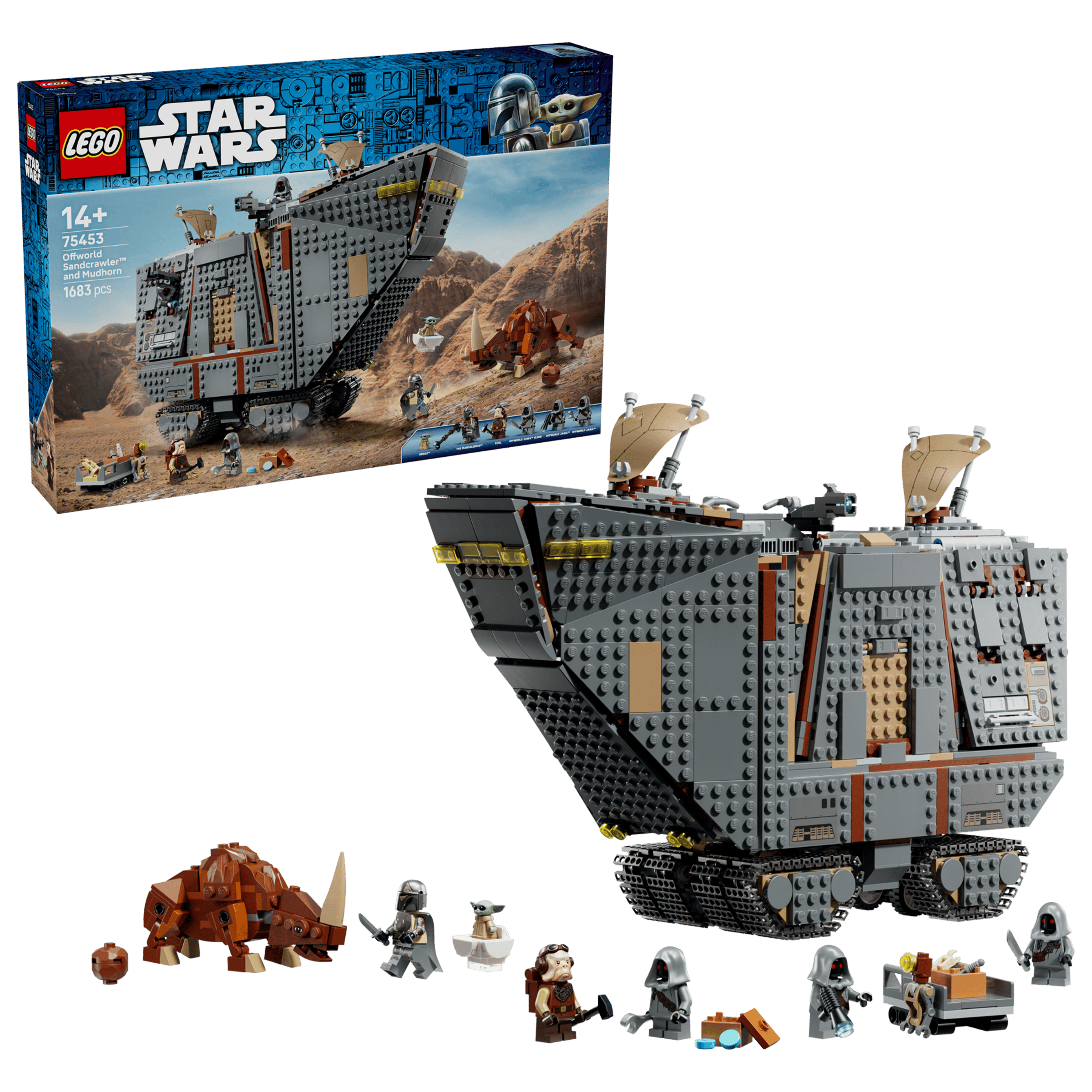 #75453 Offworld Sandcrawler and Mudhorn