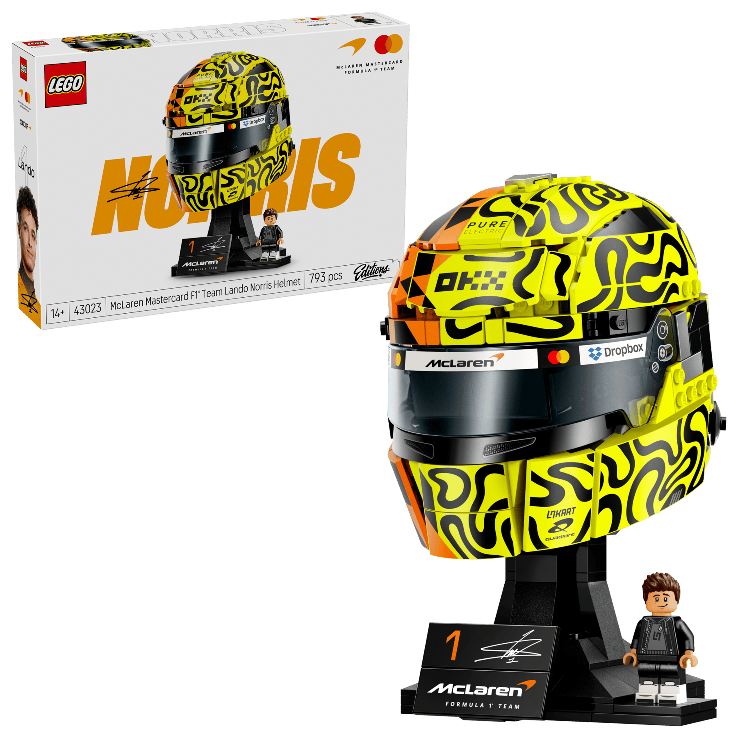 #43023 McLaren Mastercard F1 Team Lando Norris Helmet