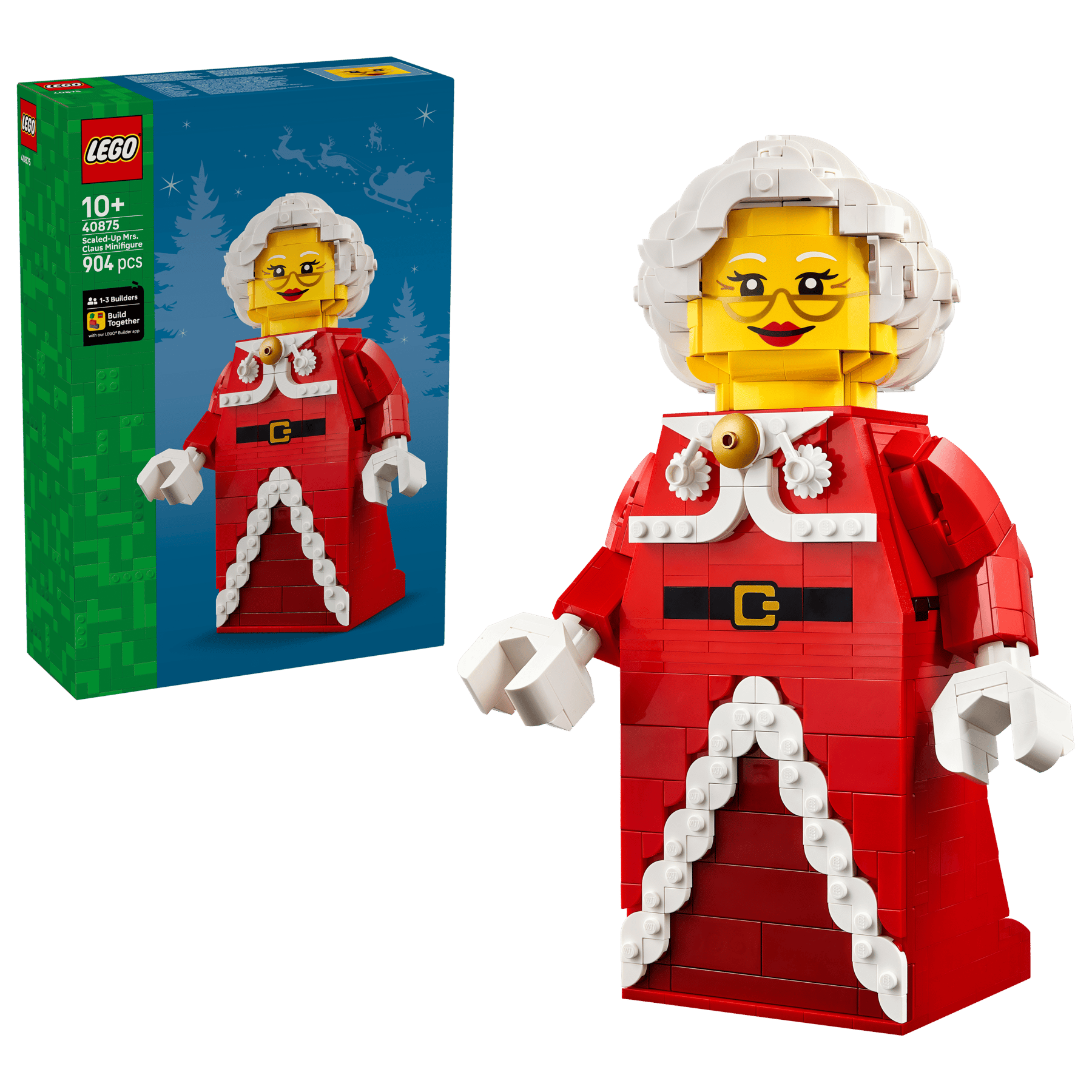 #40875 Up-Scaled Mrs. Claus Minifigure